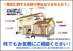 ご家庭の照明・電気製品の設置をお考えの方に